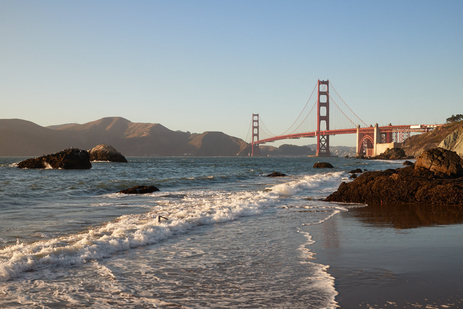 San Francisco: Golden Gate Bridge: Baker Beach