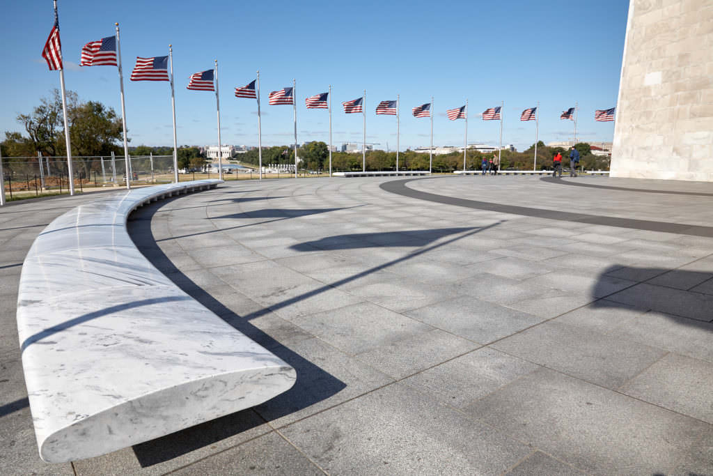 Washington DC: Washington Monument: Flaggen