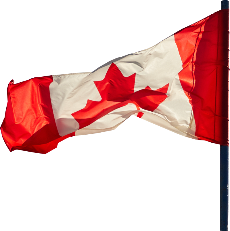Flagge: Kanada: Canada: gespiegelt