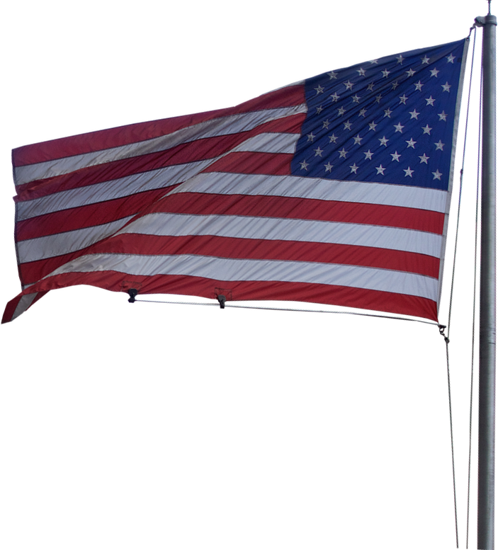 Flagge: USA: gespiegelt